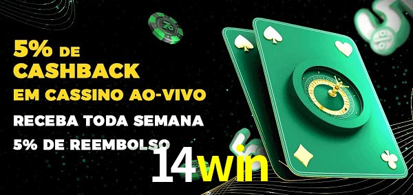 Promoções do cassino ao Vivo 14win